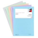 Artikelbild 1 für 10 ÖKI Sichthüllen Ordo pastell DIN A4 farbsortiert glatt 120 g/qm, Artikelnummer 530448