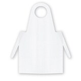 Artikelbild 1 für Meditrade® unisex Überwurfschürze weiß Einheitsgröße 50 St., Artikelnummer 563878