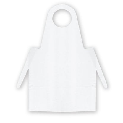 Artikelbild 2 für Meditrade® unisex Überwurfschürze weiß Einheitsgröße 100 St., Artikelnummer 563839