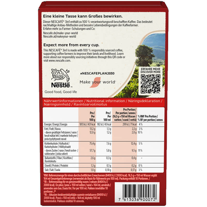 Artikelbild 5 für NESCAFÉ 3in1 Classic Instantkaffee, mild, 10 x 16,5 g, Artikelnummer 612889
