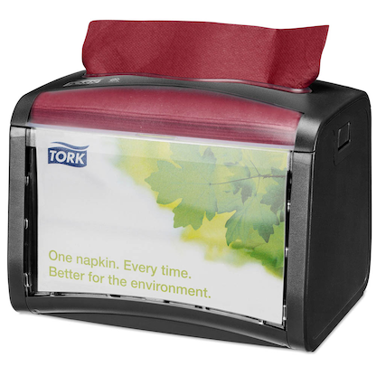 Artikelbild 4 für TORK Serviettenspender Xpressnap® N4 272611 schwarz Kunststoff, Artikelnummer 913087