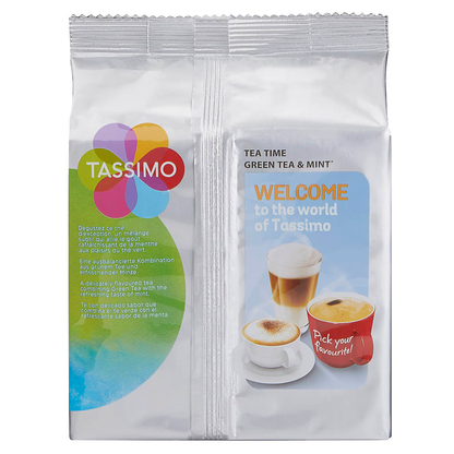 Artikelbild 4 für TASSIMO Tea Time Green Tea & Mint Teediscs 16 Portionen, Artikelnummer 971044