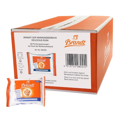 Artikelbild 18 für Brandt Markenzwieback Gebäck 50x 2 St., Artikelnummer 103699