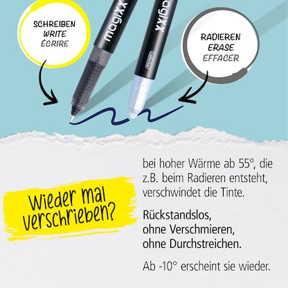 Artikelbild 3 für 3 ONLINE® magiXX Rollerpatrone Tintenkonverter blau, Artikelnummer 237766