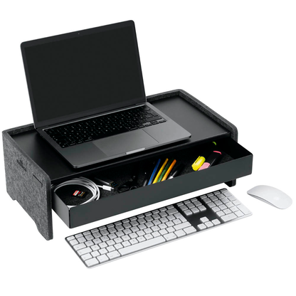 Artikelbild 2 für DURABLE Monitorständer EFFECT Schublade schwarz, Artikelnummer 322897