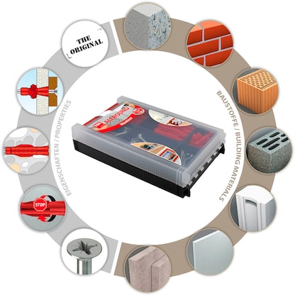 Artikelbild 7 für TOX Monteur Allround 094901081 Dübel- und Schrauben-Sortiment, 132-teilig, Artikelnummer 559704