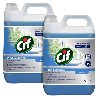 Artikelbild 6 für Cif PROFESSIONAL Refill Glasreiniger 2x 5,0 l, Artikelnummer 426938