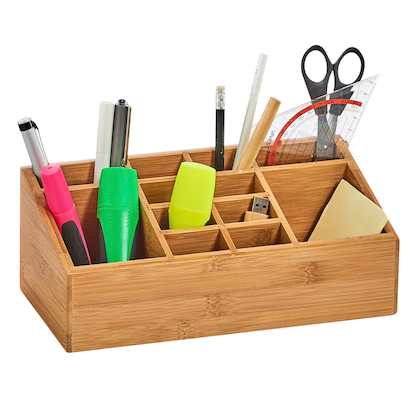 Artikelbild 20 für Zeller Schreibtisch-Organizer natur Bambus 12 Fächer 25,4 x 12,0 x 10,0 cm, Artikelnummer 685269