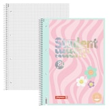 Artikelbild 1 für BRUNNEN Collegeblock Premium Student Happy Hippie kariert DIN A4 Innen- und Außenrand, 1 St., Artikelnummer 689964