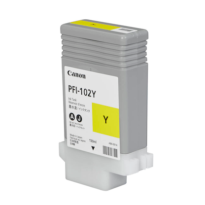 Artikelbild 3 für Canon PFI-102 Y gelb Druckerpatrone, Artikelnummer 486670