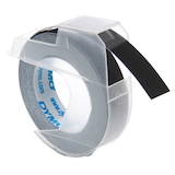 Artikelbild 1 für DYMO Prägeband 3D 12745 520109, 9 mm weiß auf schwarz, Artikelnummer 405886