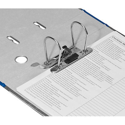 Artikelbild 5 für office discount Ordner dunkelblau marmoriert Karton 8,0 cm DIN A4, Artikelnummer 573182