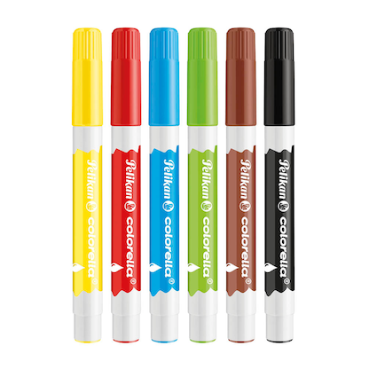 Artikelbild 2 für Pelikan Colorella Filzstifte farbsortiert, 6 St., Artikelnummer 402418