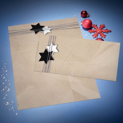 Artikelbild 2 für SIGEL Weihnachtsbriefpapier Christmas Wrapping Motiv DIN A4 90 g/qm 100 Blatt, Artikelnummer 489874