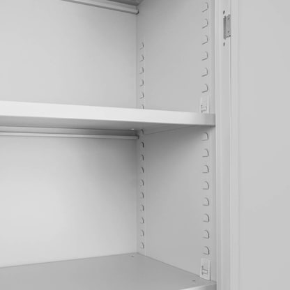 Artikelbild 9 für ADB Metallschrank 40956 lichtgrau 92,0 x 42,0 x 195,0 cm, aufgebaut, Artikelnummer 892784