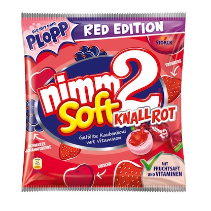 Artikelbild 7 für nimm2® Soft Knallrot Kaubonbons 46 St./ 240,0 g, Artikelnummer 142848