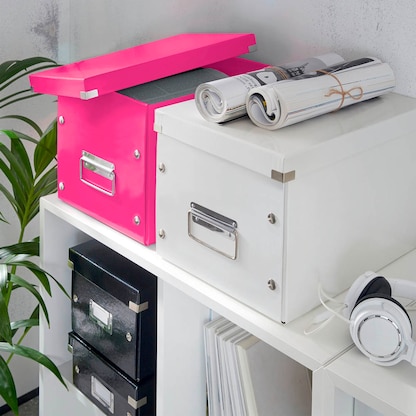 Artikelbild 2 für AKTION: LEITZ Click & Store Aufbewahrungsbox 30,0 l pink 32,0 x 36,0 x 31,0 cm mit Prämie nach Registrierung, Artikelnummer 523377