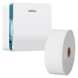Artikelbild 1 für Satino Toilettenpapierspender HYGINITY S JT1 System 333404 weiß Kunststoff, Artikelnummer 663159