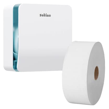 Artikelbild 22 für Satino Toilettenpapierspender HYGINITY S JT1 System 333404 weiß Kunststoff, Artikelnummer 663159