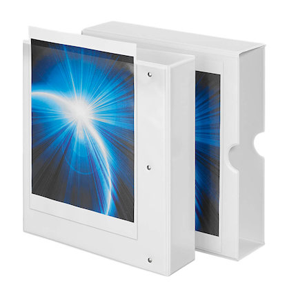 Artikelbild 4 für EICHNER Präsentationsringbuch 4-Ringe weiß 8,0 cm DIN A4, 1 St., Artikelnummer 315818