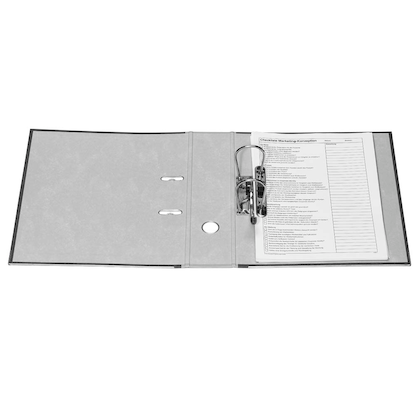 Artikelbild 6 für office discount Ordner grau marmoriert Karton 8,0 cm DIN A4, Artikelnummer 770552