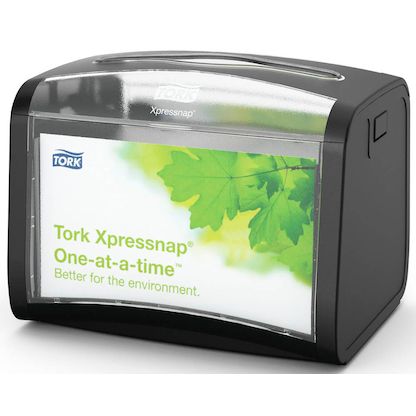 Artikelbild 5 für TORK Serviettenspender Xpressnap® N4 272611 schwarz Kunststoff, Artikelnummer 913087