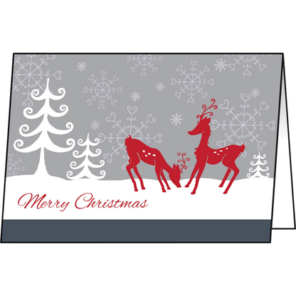 Artikelbild 2 für 25 SIGEL Weihnachtskarten Red Deer DIN A6, Artikelnummer 489912