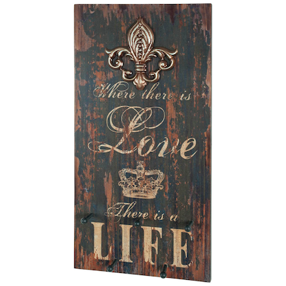 Artikelbild 3 für HAKU Möbel Wandgarderobe 89952 Motiv Holz 5 Haken 30,0 x 60,0 cm, Artikelnummer 553323