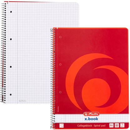 Artikelbild 21 für herlitz Collegeblock x.book kariert DIN A4 Innenrand, 1 Block, Artikelnummer 871364