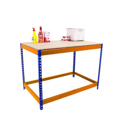 Artikelbild für Simonrack Werkbank SIMONWORK BASIC 1 orange, blau 210,0 x 60,0 x 90,0 cm, Artikelnummer 979902