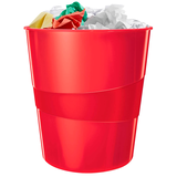 Artikelbild 1 für AKTION: LEITZ WOW Duo Colour Papierkorb 15,0 l rot mit Prämie nach Registrierung, Artikelnummer 235139