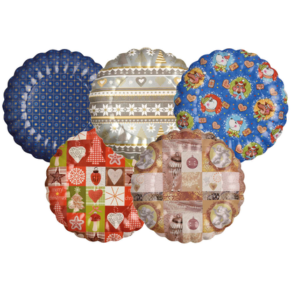 Artikelbild 2 für 2 STARPAK Einweg-Teller Winterdekore Ø 23,0 cm, Artikelnummer 183167