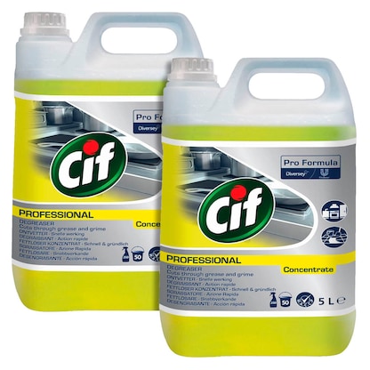 Artikelbild für Cif PROFESSIONAL Concentrate Fettlöser 2x 5,0 l, Artikelnummer 426945