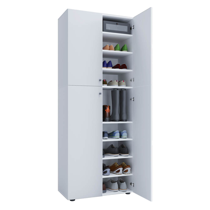 Artikelbild 17 für VCM my home Schuhschrank XXL Lona, 914009 weiß 8 Fachböden 70,0 x 37,0 x 182,0 cm, Artikelnummer 388221