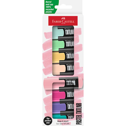 Artikelbild 21 für FABER-CASTELL TXTLNR Pastell Textmarker farbsortiert, 8 St., Artikelnummer 589659