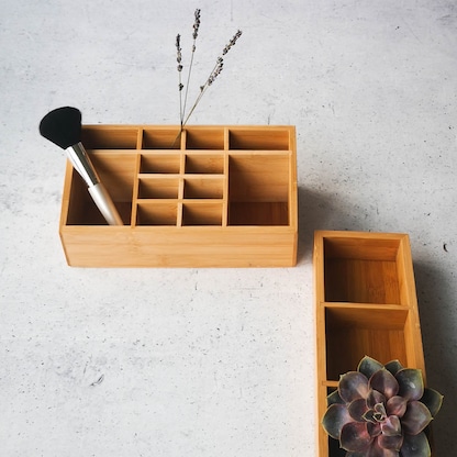 Artikelbild 7 für Zeller Schreibtisch-Organizer natur Bambus 12 Fächer 25,4 x 12,0 x 10,0 cm, Artikelnummer 685269