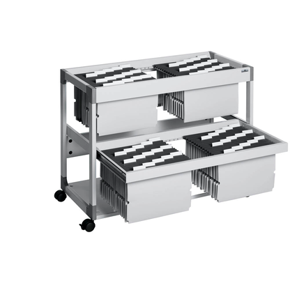 Artikelbild 10 für DURABLE Hängemappenwagen grau für bis zu 200 Hängemappen, Artikelnummer 631212