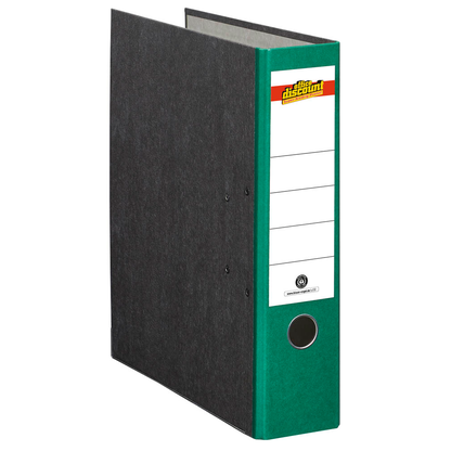 Artikelbild 2 für office discount Ordner grün marmoriert Karton 8,0 cm DIN A4, Artikelnummer 501429