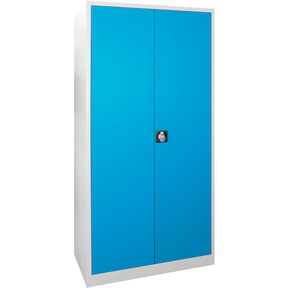 Artikelbild 2 für ADB Metallschrank 40751 lichtgrau, lichtblau 92,0 x 50,0 x 195,0 cm, aufgebaut, Artikelnummer 892824