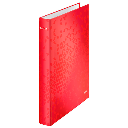 Artikelbild 2 für AKTION: LEITZ WOW Ringbuch 2-Ringe rot 4,0 cm DIN A4, 1 St. mit Prämie nach Registrierung, Artikelnummer 235053