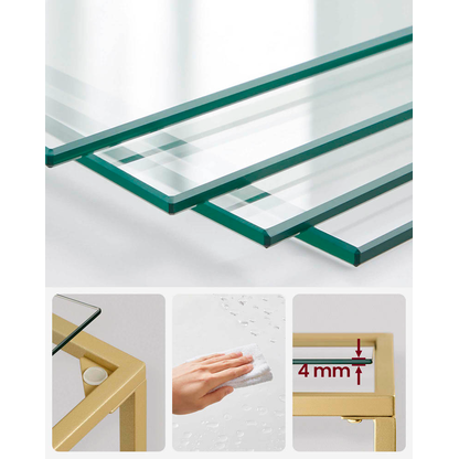 Artikelbild 6 für VASAGLE Bücherregal gold 40,0 x 30,0 x 124,5 cm, Artikelnummer 262507