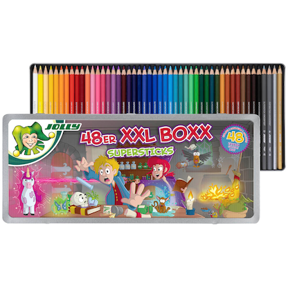 Artikelbild 11 für JOLLY SUPERSTICKS Magic KKL BOXX Buntstifte farbsortiert, 48 St., Artikelnummer 530331