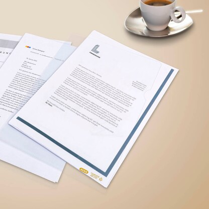 Artikelbild 6 für 100 ELBA Sichthüllen DIN A4 glasklar glatt 0,14 mm, Artikelnummer 150532