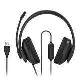 Artikelbild 1 für hama HS-USB300 V2 USB-Headset schwarz, Artikelnummer 388167