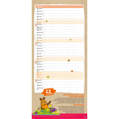 Artikelbild 13 für Heye Familienkalender Maus 2026, Artikelnummer 551568