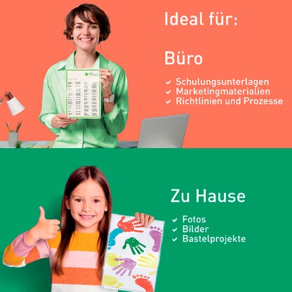 Artikelbild 13 für 100 LEITZ UDT Laminierfolien glänzend für A4 80 micron, Artikelnummer 472464