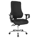 Artikelbild 1 für Topstar Bürostuhl Top Point Deluxe Stoff schwarz, Gestell chrom, Artikelnummer 181016