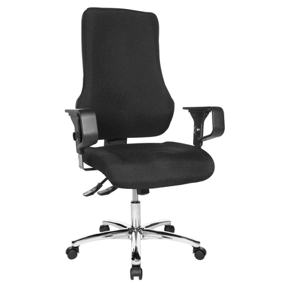 Artikelbild 17 für Topstar Bürostuhl Top Point Deluxe Stoff schwarz, Gestell chrom, Artikelnummer 181016