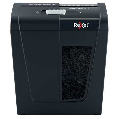 Artikelbild 3 für Rexel Secure S5 Aktenvernichter mit Streifenschnitt P-2, 6 mm, bis 5 Blatt, schwarz, Artikelnummer 437131
