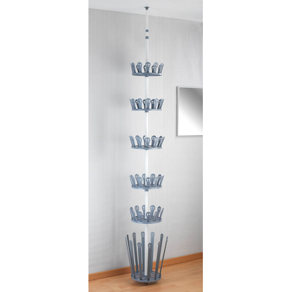 Artikelbild 7 für WENKO Teleskop-Schuhregal Achilles weiß, grau 30,0 x 30,0 x 100,0 - 300,0 cm, Artikelnummer 529143